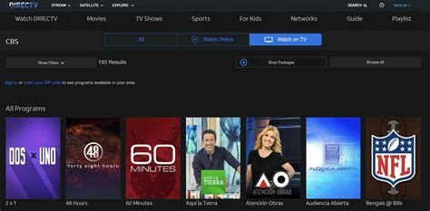 cbs directv channel